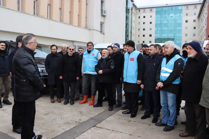 Rize Valiliği Deprem Bölgesine Verilen Destekler ile İlgili Açıklama Yaptı.