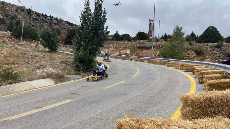 FormuLaz yarışları Erzincan Ergan Dağı Kayak Merkezi'nde