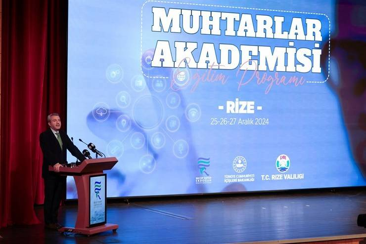 Muhtarlar Akademisi, Rize’de başladı