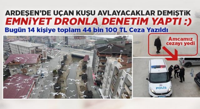 Ardeşen'de Drone Denetimi Başladı.