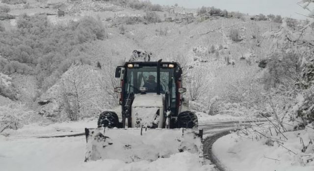 Rize'de Kardan Kapalı Köy Yolu Sayısı 53'e İndi