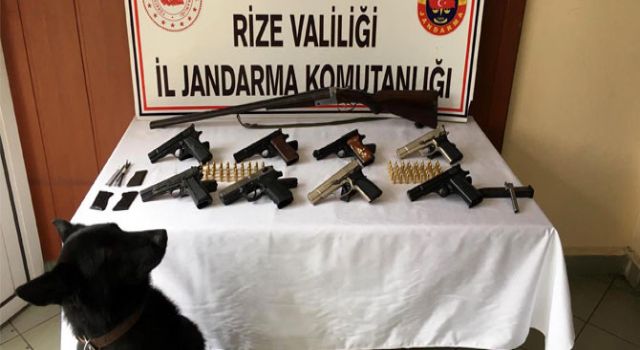 Rize'de Kaçak Silah Atölyesine Operasyon: 2 Gözaltı