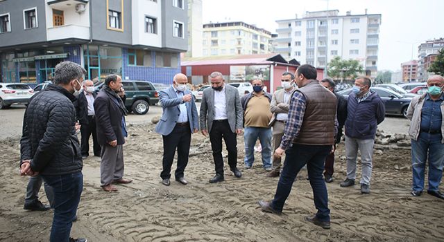 Ardeşen Fırtına Mahallesinde Üst Yapı Çalışmaları Başladı