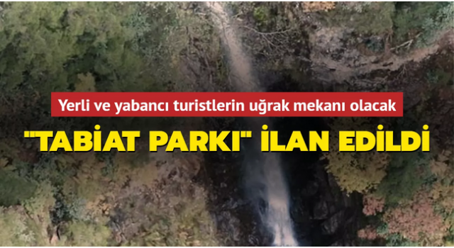 Rize'de yer alan Gindeş Şelalesi, Tarım ve Orman Bakanlığı tarafından "tabiat parkı" ilan edildi