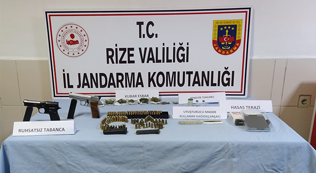 Rize'de Uyuşturucu Madde Operasyonu