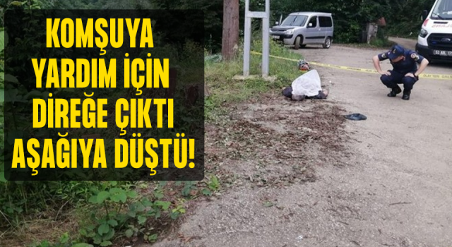 Rize’de Elektrik Direğinden Düşen Şahıs Hayatını Kaybetti