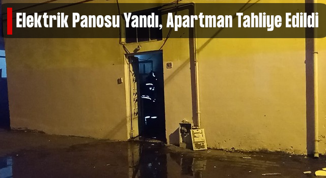 Rize’de Elektrik Panosunda Çıkan Yangın Nedeniyle Apartman Tahliye Edildi