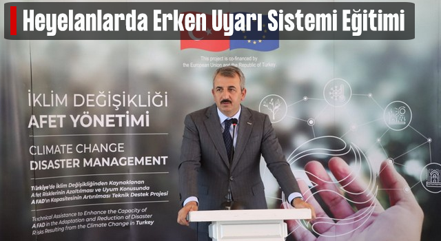 Rize'de "Heyelanlarda Erken Uyarı Sistemi Eğitimi" programı düzenlendi