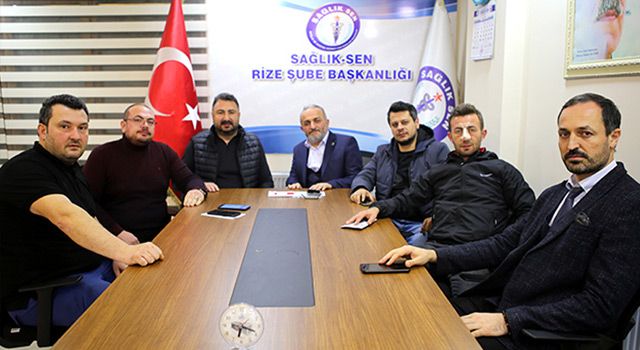 Sağlık-Sen Rize Şubesi’nin 5. Olağan Genel Kurulunu Yaptı