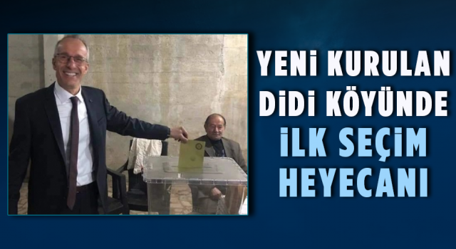 Yeni Kurulan Didi Köyünde İlk Seçim Heyecanı