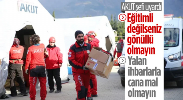 Eğitimsiz gönüllüler ve yalan ihbarlar, deprem bölgesinde müdahaleyi aksatıyor