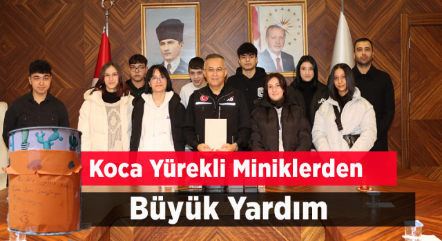 Koca Yürekli Miniklerden Büyük Yardım...