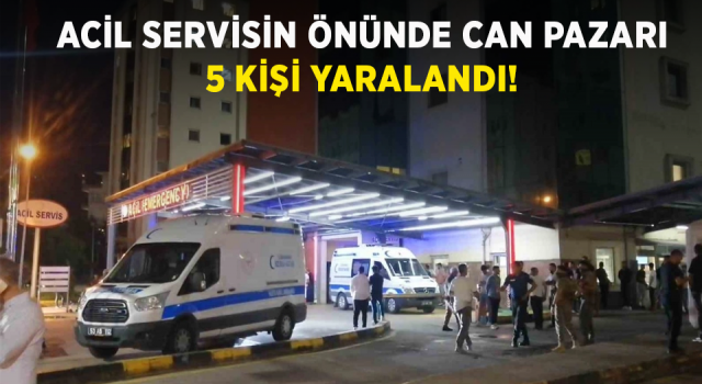 Hastanenin acil servisinde rastgele ateş etti: 5 yaralı