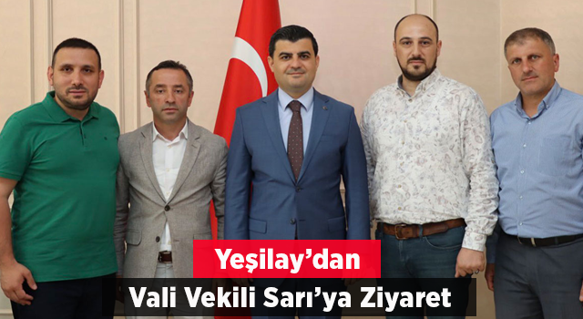 Yeşilay Rize Şubesi, Vali Vekili Sarı'yı Ziyaret Etti