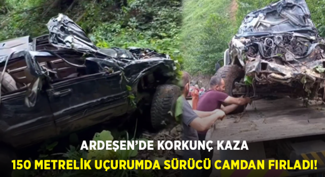 Ardeşen'de Feci Kaza