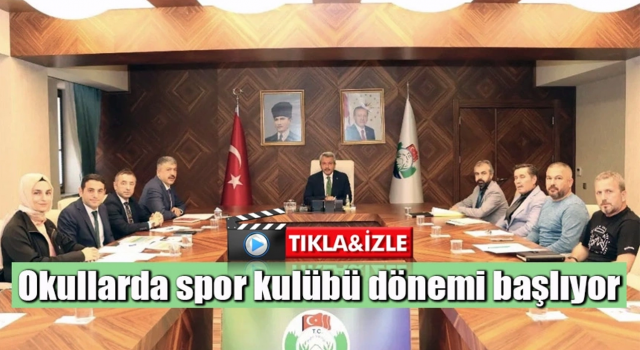 Okullarda spor kulübü dönemi başlıyor