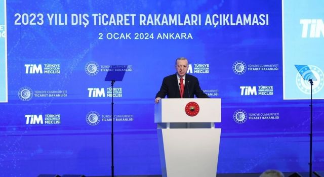 Türkiye'nin 2023 ihracat rakamları: Cumhurbaşkanı Erdoğan ihracatçılarla bir araya geldi