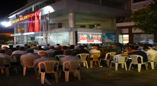 Ardeşen'de 15 Temmuz Demokrasi ve Milli Birlik Günü Anma Programı