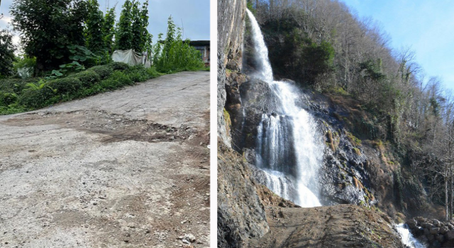 Rize'de Tepkiler Çekiyor: Çağlayan Şelalesi Yolu ve Köy-Mahalle Yollarının Durumu