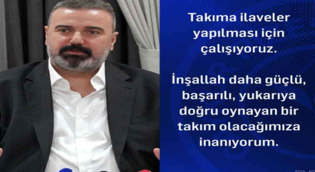 Başkan İbrahim Turgut, sezon değerlendirmesinde bulundu: