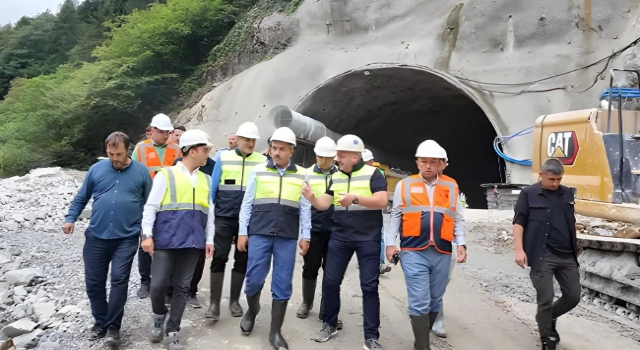 Çamlıhemşin Tünelinde son aşamaya gelindi