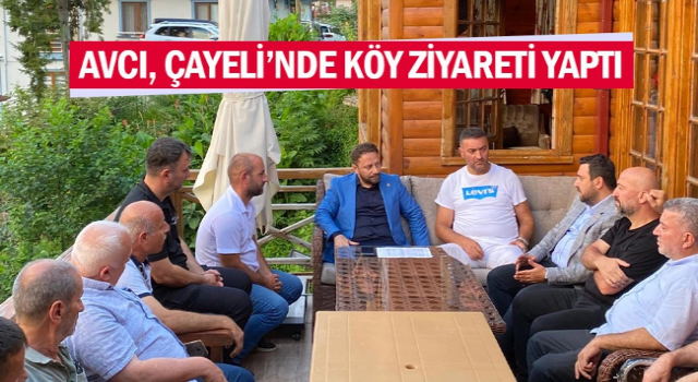 Rize Milletvekili Muhammed Avcı, Çayeli Yanıkdağ Köyü'nü ziyaret etti