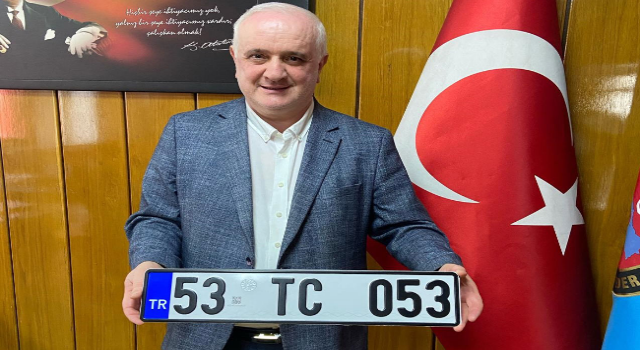 Rize'de 53'lü Plakalarda TC, TR, GS, FB, BJK Dönemi Başladı