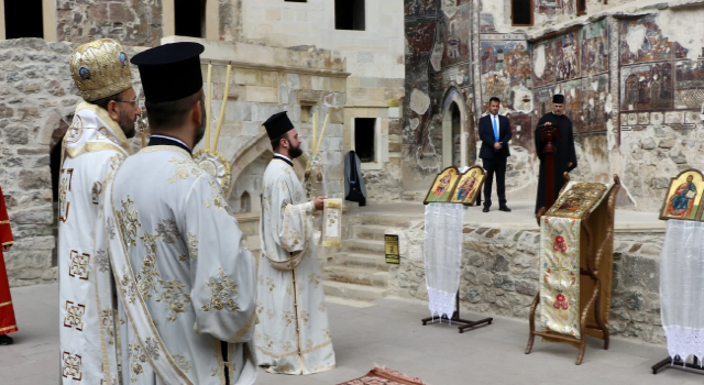 Sümela Manastırı'nda ayin yapıldı