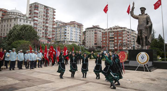 Atatürk'ün Rize'ye gelişinin 100. yıl dönümü törenle kutlandı