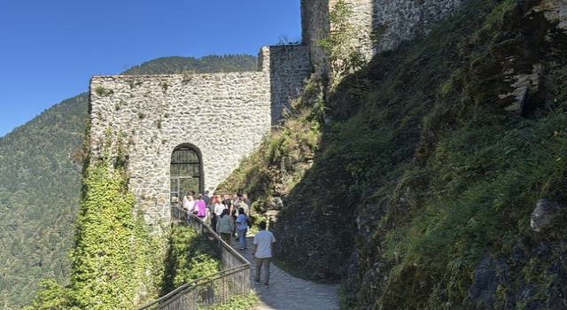 Uluslararası Karadeniz Rize-Ayder Forumu'na katılan heyet, Ayder Yaylası'nda fidan dikti