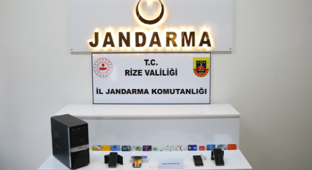 Rize İl Jandarma Komutanlığı'ndan Dolandırıcılık Operasyonu: 6 Kişi Tutuklandı