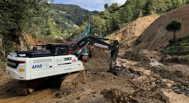 Rize Valisi Baydaş, heyelanlarla ilgili değerlendirmede bulundu