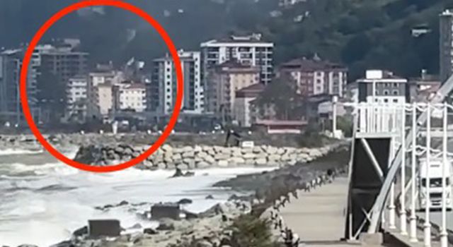 Rize'de hortum binanın çatısını uçurdu