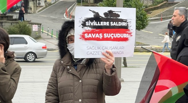 Gazze'deki Ablukaya Karşı Rize’de Sağlık Çalışanlarından Protesto Çağrısı