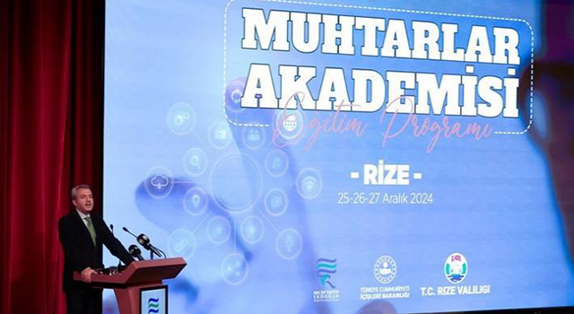 Muhtarlar Akademisi, Rize’de başladı