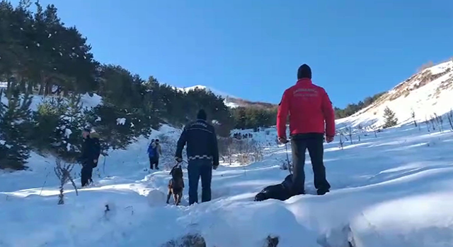 Palandöken Dağı'nda Judo Milli Takımı antrenman yaparken çığ düştü