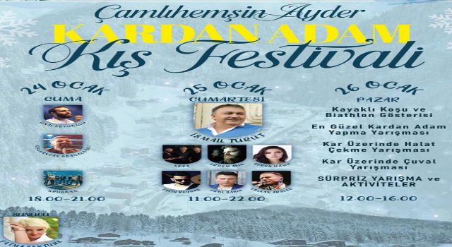 Ayder Kış Festivali Ertelendi