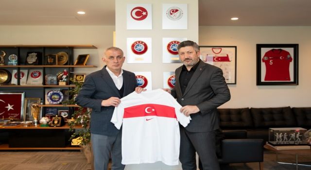 Güneysu Belediye Başkanı Özer’den, TFF Başkanı Hacıosmanoğlu’na Ziyaret