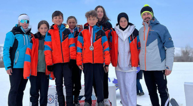 Güneysu Kayaklı Koşu Takımı, Erzurum'da Parladı!