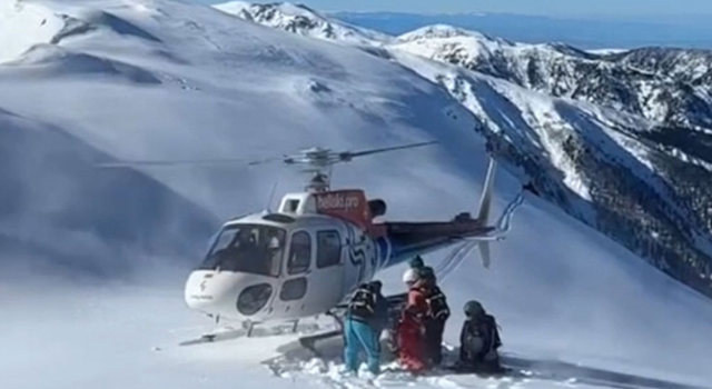 Kaçkar Dağları'ndaki "heliski" etkinliğinde 4. hafta heyecanı yaşanıyor