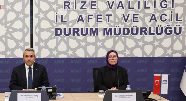 Rize İl Koordinasyon Kurulu 2025 Yılı İlk Toplantısını Gerçekleştirdi