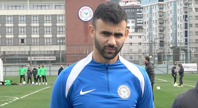 Rizesporlu Rachid Ghezzal: Performansımız 2'inci yarı için bizi umutlandırıyor