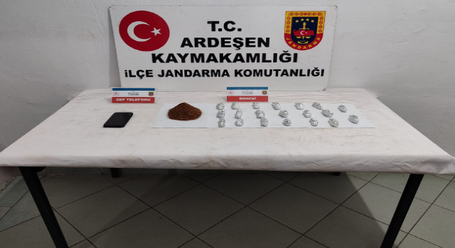 Ardeşen’de Uyuşturucu Operasyonu: 285 Gram Bonzai Ele Geçirildi