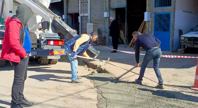 Pazar Belediyesi doğal gaz çalışmaları hız kesmeden devam ediyor