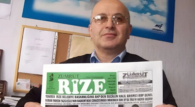 Rizeli Emektar Gazeteci Faik Bakoğlu kalp krizi geçirdi