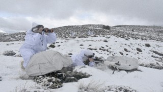 PÖH'ler Doğu Karadeniz'in Karla Kaplı Dağlarında Vatan Nöbetinde