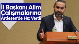 İl Başkanı Alim Çalışmalarına Hız Verdi