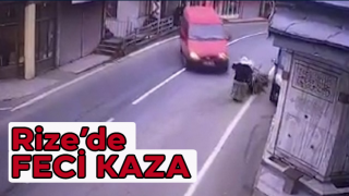 Rize’de Feci Kaza