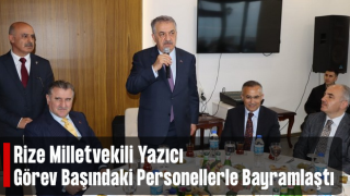 Yazıcı, Görev Başındaki Personelle Bayramlaştı