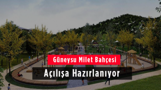 Güneysu Millet Bahçesi Açılışa Hazırlanıyor